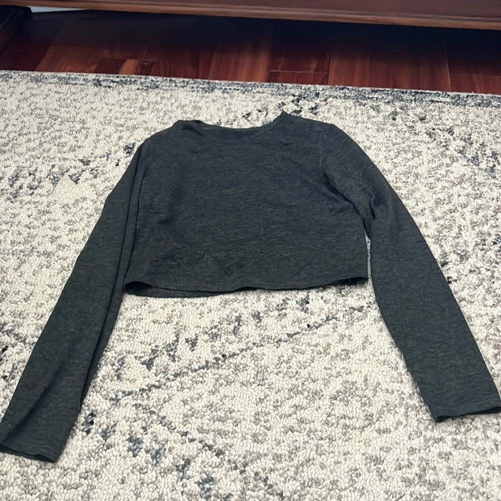 Girlfriend Collective Long Sleeve Crop Top